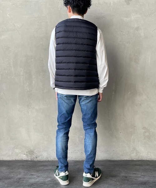 DANTON/ダントン] インナーダウン クルーネックベスト（ダウンベスト