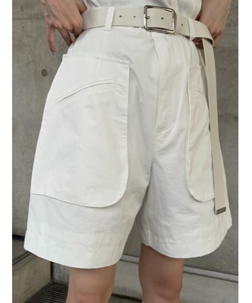 SLY（スライ）の「SQUARE BUCKLE LONG BELT スクエアバックル ロング ベルト（ベルト・レディース・ブラック/アイボリー・FREE）」の11枚目の写真