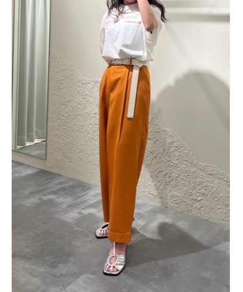 SLY（スライ）の「SQUARE BUCKLE LONG BELT スクエアバックル ロング ベルト（ベルト・レディース・ブラック/アイボリー・FREE）」の16枚目の写真