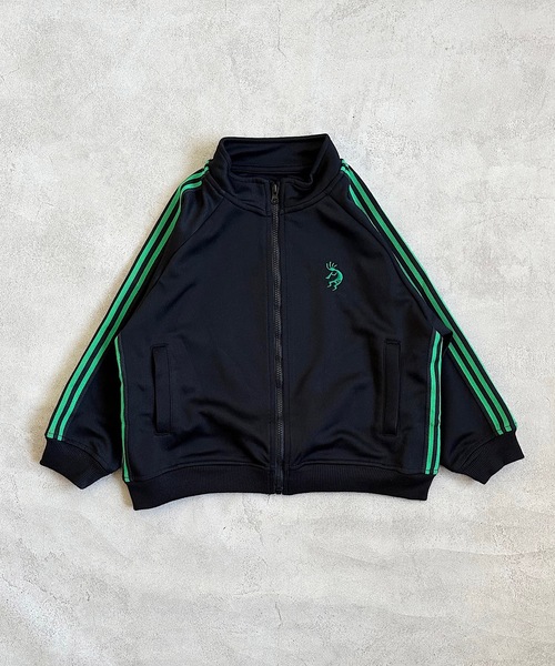 BIG FIELD（ビッグフィールド）の「トラックジャケット（90～150cm）（ジャージ・キッズ・ブルー/ベージュ/ブラック・90/100/110/120/130/140/150）」の2枚目の写真