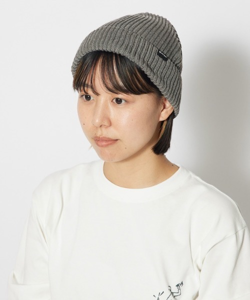 Snow Peak(スノーピーク)の「Pe/Co Knit Cap(ニットキャップ/ビーニー・メンズ・ネイビー/グレー/ブラック・ONE SIZE)」の3枚目の写真