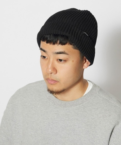 Snow Peak(スノーピーク)の「Pe/Co Knit Cap(ニットキャップ/ビーニー・メンズ・ネイビー/グレー/ブラック・ONE SIZE)」の2枚目の写真
