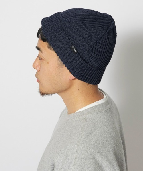 Snow Peak(スノーピーク)の「Pe/Co Knit Cap(ニットキャップ/ビーニー・メンズ・ネイビー/グレー/ブラック・ONE SIZE)」の8枚目の写真