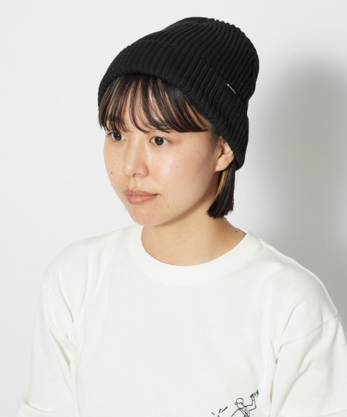 Snow Peak(スノーピーク)の「Pe/Co Knit Cap(ニットキャップ/ビーニー・メンズ・ネイビー/グレー/ブラック・ONE SIZE)」の5枚目の写真