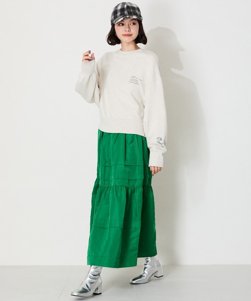 ORiental TRaffic(オリエンタルトラフィック)の「ラウンドトゥストレッチブーツ 31425(ブーツ・レディース・ブラック/ベージュ/イエロー/シルバー・SS/M/LL/L/3L/S)」の21枚目の写真