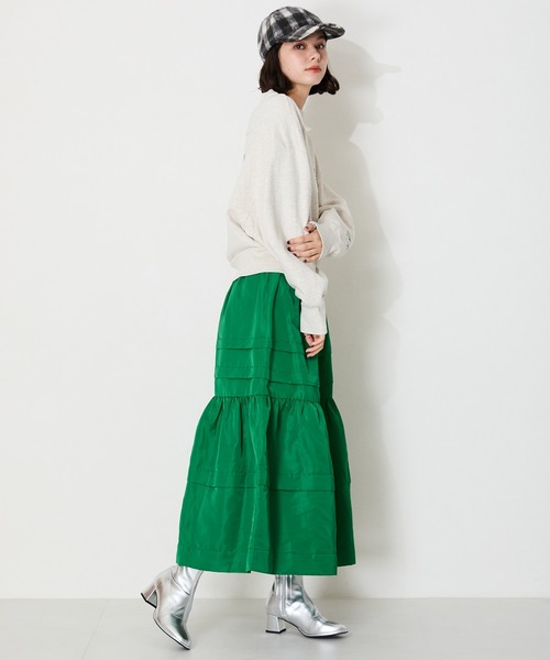 ORiental TRaffic(オリエンタルトラフィック)の「ラウンドトゥストレッチブーツ 31425(ブーツ・レディース・ブラック/ベージュ/イエロー/シルバー・SS/M/LL/L/3L/S)」の22枚目の写真