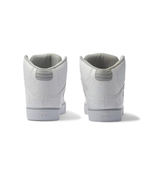 DC SHOES(ディーシーシューズ)の「PURE HIGH-TOP WC SE/DCパテントレザーワンポイントブランドロゴハイカットスニーカー(スニーカー・メンズ・ブラック/ホワイト・26cm/28cm/23.5cm/24.5cm/25cm/25.5cm/23cm/27cm/29cm/26.5cm/27.5cm/24cm/28.5cm)」の4枚目の写真