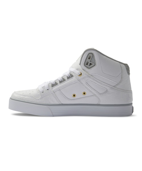 DC SHOES(ディーシーシューズ)の「PURE HIGH-TOP WC SE/DCパテントレザーワンポイントブランドロゴハイカットスニーカー(スニーカー・メンズ・ブラック/ホワイト・26cm/28cm/23.5cm/24.5cm/25cm/25.5cm/23cm/27cm/29cm/26.5cm/27.5cm/24cm/28.5cm)」の6枚目の写真