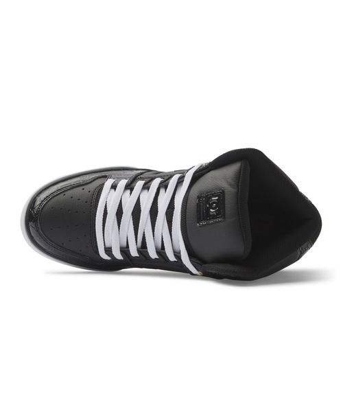 DC SHOES(ディーシーシューズ)の「PURE HIGH-TOP WC SE/DCパテントレザーワンポイントブランドロゴハイカットスニーカー(スニーカー・メンズ・ブラック/ホワイト・26cm/28cm/23.5cm/24.5cm/25cm/25.5cm/23cm/27cm/29cm/26.5cm/27.5cm/24cm/28.5cm)」の14枚目の写真