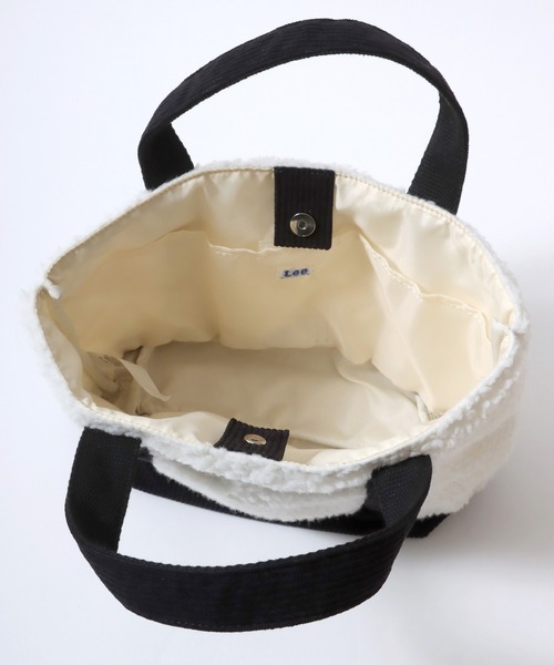 Lee(リー)の「Lee(リー)ボア×コーデュロイミニトートバック メンズ レディース ユニセックス/無地/牛柄(トートバッグ・レディース・オフホワイト/ホワイト×ブラック/ベージュ・FREE)」の7枚目の写真