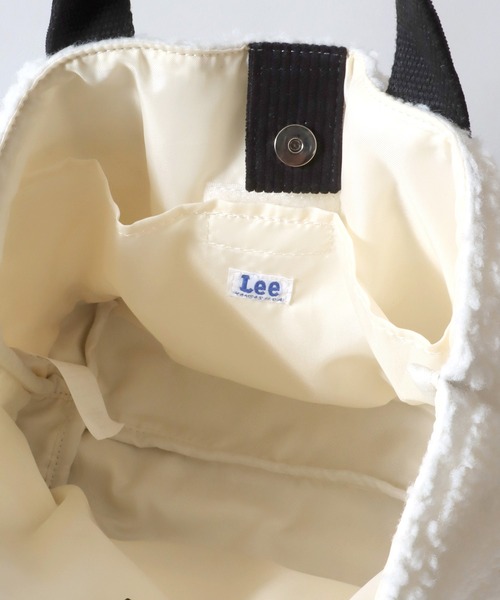 Lee(リー)の「Lee(リー)ボア×コーデュロイミニトートバック メンズ レディース ユニセックス/無地/牛柄(トートバッグ・レディース・オフホワイト/ホワイト×ブラック/ベージュ・FREE)」の8枚目の写真