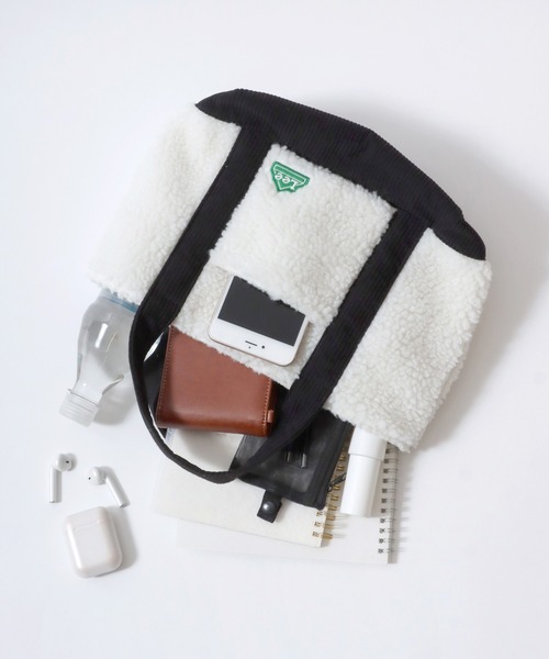 Lee(リー)の「Lee(リー)ボア×コーデュロイミニトートバック メンズ レディース ユニセックス/無地/牛柄(トートバッグ・レディース・オフホワイト/ホワイト×ブラック/ベージュ・FREE)」の11枚目の写真