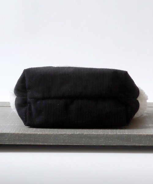 Lee(リー)の「Lee(リー)ボア×コーデュロイミニトートバック メンズ レディース ユニセックス/無地/牛柄(トートバッグ・レディース・オフホワイト/ホワイト×ブラック/ベージュ・FREE)」の5枚目の写真