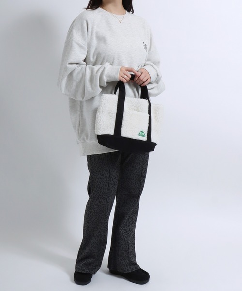 Lee(リー)の「Lee(リー)ボア×コーデュロイミニトートバック メンズ レディース ユニセックス/無地/牛柄(トートバッグ・レディース・オフホワイト/ホワイト×ブラック/ベージュ・FREE)」の21枚目の写真