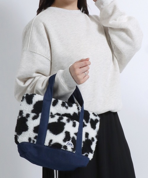 Lee(リー)の「Lee(リー)ボア×コーデュロイミニトートバック メンズ レディース ユニセックス/無地/牛柄(トートバッグ・レディース・オフホワイト/ホワイト×ブラック/ベージュ・FREE)」の15枚目の写真