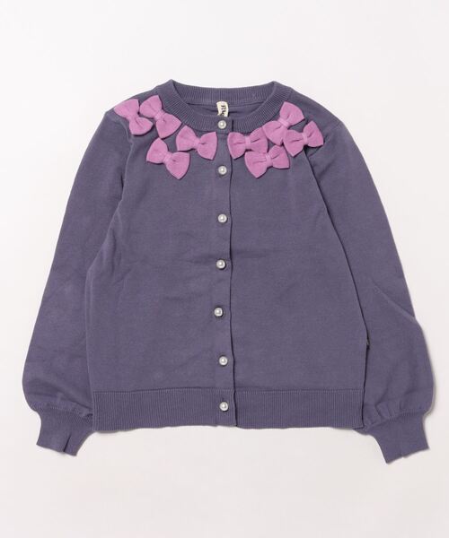 ＫＮＩＴカーディガン リボン（カーディガン/ボレロ）｜nino（ニノ）
