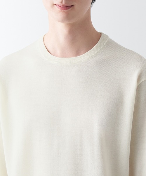 無印良品「MUJI 【新品】無印良品 カシミヤ クルーネックセーター 紳士