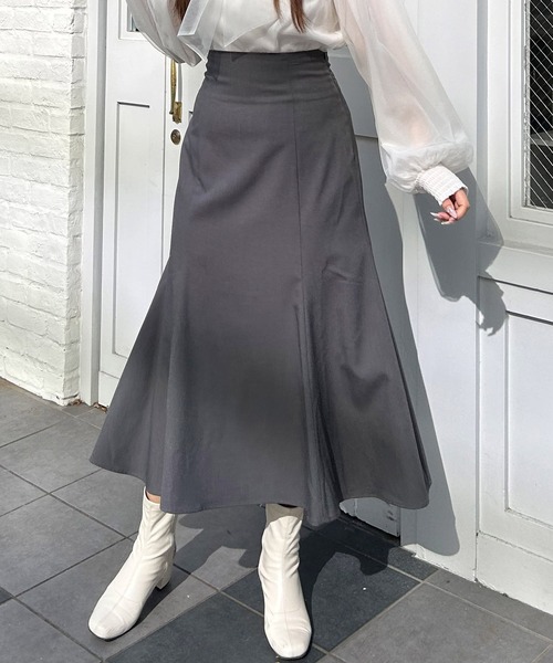 INGNI(イング)の「BackレースUPマーメイドスカート/A(スカート・レディース・ブラック/ブラウン/ボルドー/ライトベージュ/ピンク/グレー/その他3/ミント/ホワイト系5・FREE)」の1枚目の写真