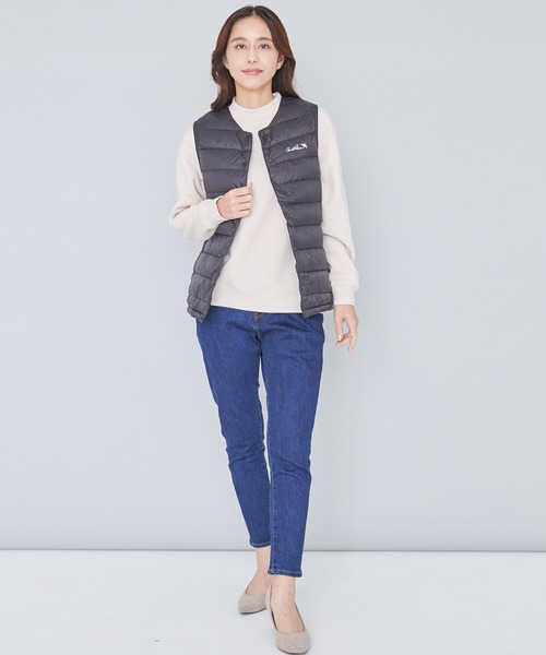 Arnold Palmer（アーノルドパーマー）の「シェア インナーダウンベスト（ダウンベスト・レディース・カーキ/ネイビー/ブラック・S/L/XS/M/LL）」の14枚目の写真