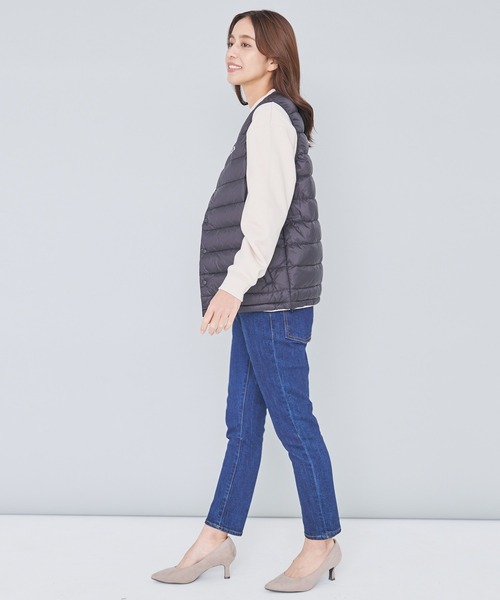 Arnold Palmer（アーノルドパーマー）の「シェア インナーダウンベスト（ダウンベスト・レディース・カーキ/ネイビー/ブラック・S/L/XS/M/LL）」の15枚目の写真