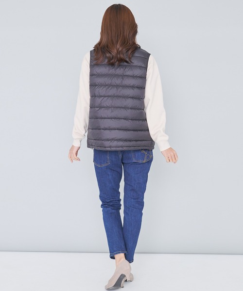 Arnold Palmer（アーノルドパーマー）の「シェア インナーダウンベスト（ダウンベスト・レディース・カーキ/ネイビー/ブラック・S/L/XS/M/LL）」の16枚目の写真