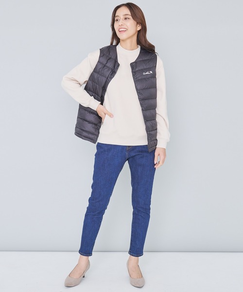 Arnold Palmer（アーノルドパーマー）の「シェア インナーダウンベスト（ダウンベスト・レディース・カーキ/ネイビー/ブラック・S/L/XS/M/LL）」の19枚目の写真