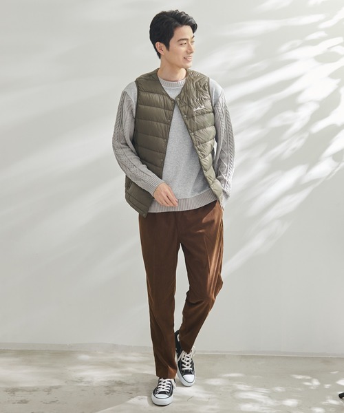 Arnold Palmer（アーノルドパーマー）の「シェア インナーダウンベスト（ダウンベスト・レディース・カーキ/ネイビー/ブラック・S/L/XS/M/LL）」の22枚目の写真