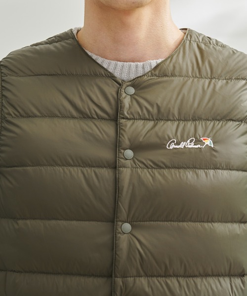 Arnold Palmer（アーノルドパーマー）の「シェア インナーダウンベスト（ダウンベスト・レディース・カーキ/ネイビー/ブラック・S/L/XS/M/LL）」の7枚目の写真