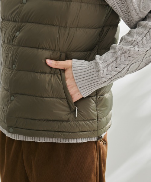 Arnold Palmer（アーノルドパーマー）の「シェア インナーダウンベスト（ダウンベスト・レディース・カーキ/ネイビー/ブラック・S/L/XS/M/LL）」の9枚目の写真