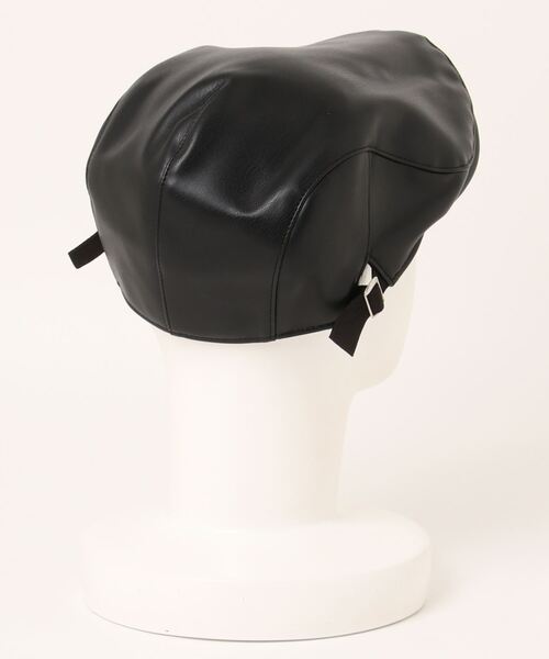 Right-on（ライトオン）の「【PLUS ONE】ＰＵハンチングキャップ（ハンチング/ベレー帽・メンズ・ブラウン/ブラック・フリー）」の3枚目の写真