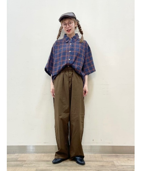 Right-on（ライトオン）の「【PLUS ONE】ＰＵハンチングキャップ（ハンチング/ベレー帽・メンズ・ブラウン/ブラック・フリー）」の18枚目の写真