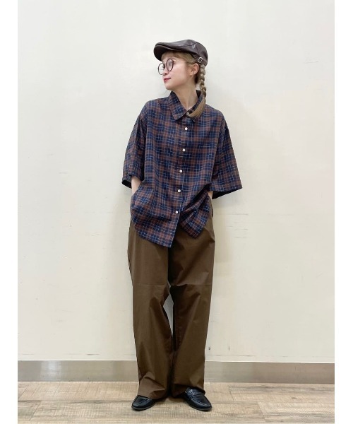 Right-on（ライトオン）の「【PLUS ONE】ＰＵハンチングキャップ（ハンチング/ベレー帽・メンズ・ブラウン/ブラック・フリー）」の19枚目の写真