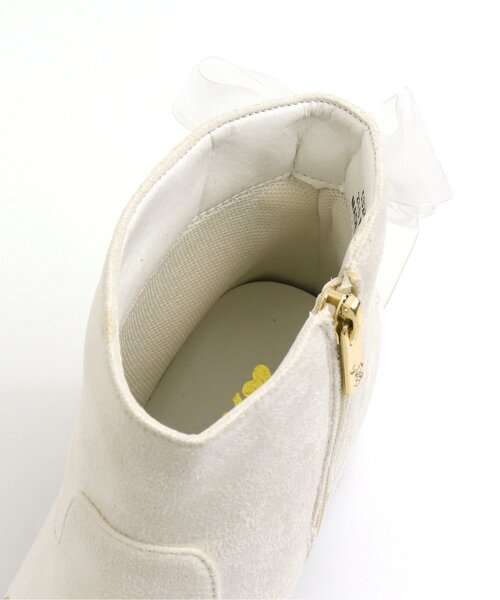 algy（アルジー）の「バックリボンロゴ刺繍ブーツ（ブーツ・キッズ・ブラック/アイボリー・20/24/23/21/22）」の16枚目の写真