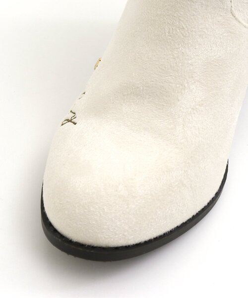 algy（アルジー）の「バックリボンロゴ刺繍ブーツ（ブーツ・キッズ・ブラック/アイボリー・20/24/23/21/22）」の19枚目の写真