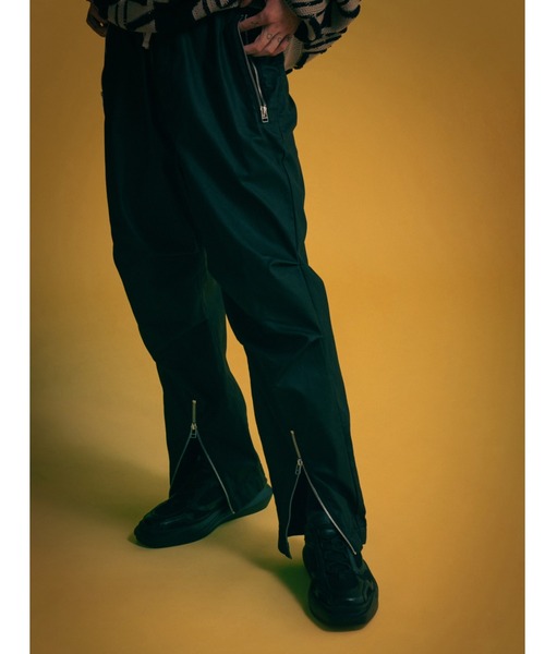 DankeSchon/ダンケシェーン/COATING FRONT ZIP PANTS（その他パンツ
