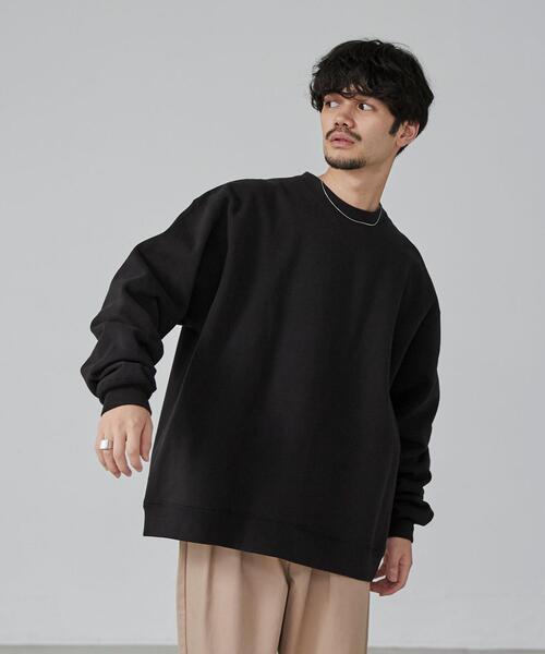 coen（コーエン）の「ビッグシルエットヘビーウェイト裏起毛スウェット（スウェット・メンズ・ブラック/ライトグレー/ホワイト・M/S/XL/L）」の7枚目の写真
