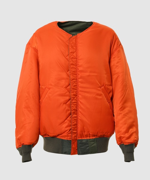 FACETASM（ファセッタズム）の「AVIREX×FACETASM×DOGS MA-1 JACKET（MA-1・レディース・ブラック/カーキ・00）」の12枚目の写真