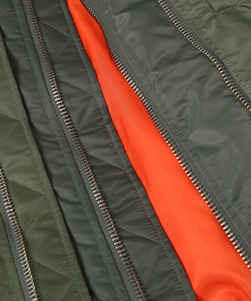 FACETASM（ファセッタズム）の「AVIREX×FACETASM×DOGS MA-1 JACKET（MA-1・レディース・ブラック/カーキ・00）」の20枚目の写真