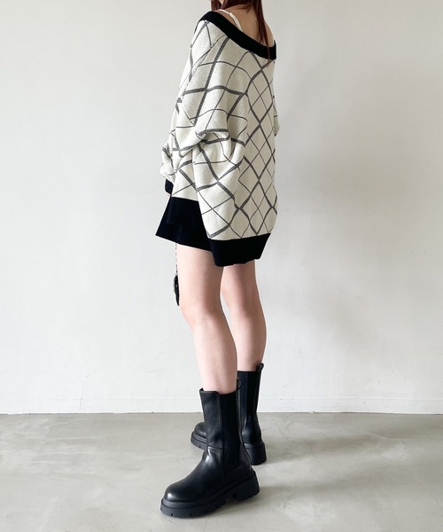 Heather(ヘザー)の「アソートチュニックカーディガン 978267(カーディガン/ボレロ・レディース・アイボリー/ブラウン/グレー・FREE)」の8枚目の写真