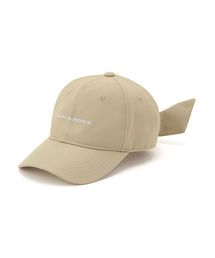 【2WAY】リボン取り外しツイルキャップ