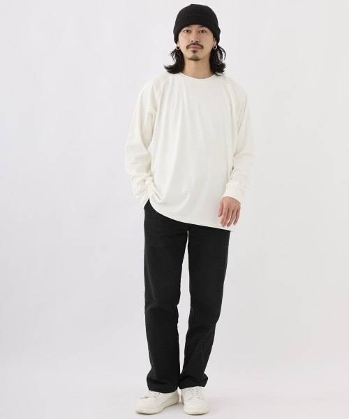 Ocean Pacific(オーシャンパシフィック)の「【OP:オーピー】ロゴロングスリーブTシャツ(Tシャツ/カットソー・メンズ・ホワイト/チャコール/ターコイズブルー/ラベンダー・LARGE/MEDIUM/X-LARGE)」の9枚目の写真