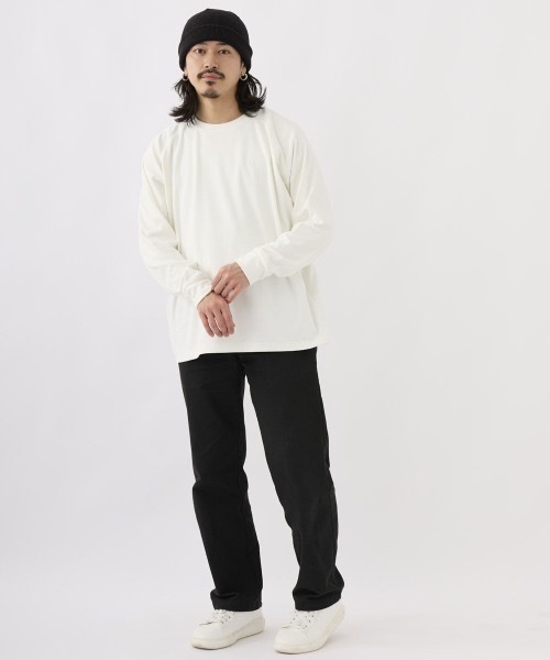 Ocean Pacific(オーシャンパシフィック)の「【OP:オーピー】ロゴロングスリーブTシャツ(Tシャツ/カットソー・メンズ・ホワイト/チャコール/ターコイズブルー/ラベンダー・LARGE/MEDIUM/X-LARGE)」の10枚目の写真