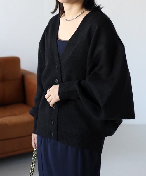 セール】Vネックニットドルマンカーディガン（ニット/セーター）｜ap