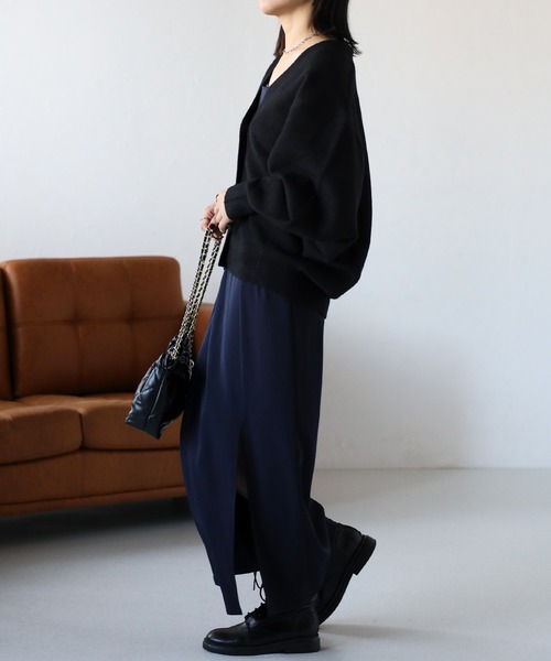 【未使用】アパルトモン　2024SS♡Vネックニットカーディガン　ネイビー L'Appartement DEUXIEME CLASSE（カーディガン）のフリマアイテム一覧