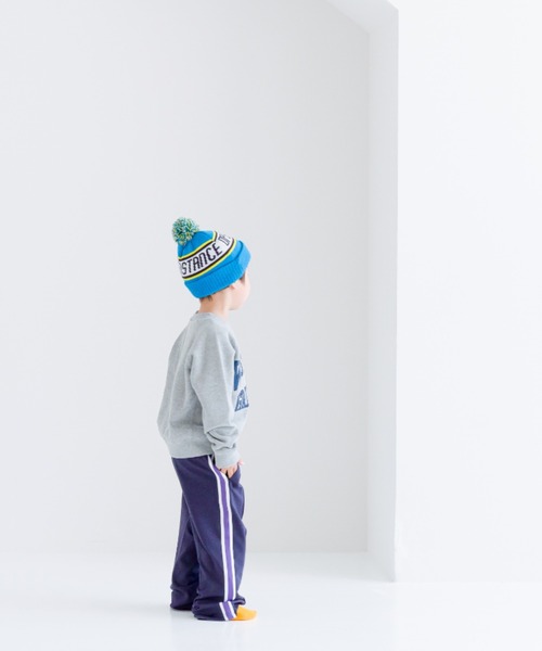 LOWRYS FARM(ローリーズファーム)の「ポンポンロゴワッチ 985202(ニットキャップ/ビーニー・キッズ・ホワイト/レッド/ブルー・FREE)」の4枚目の写真