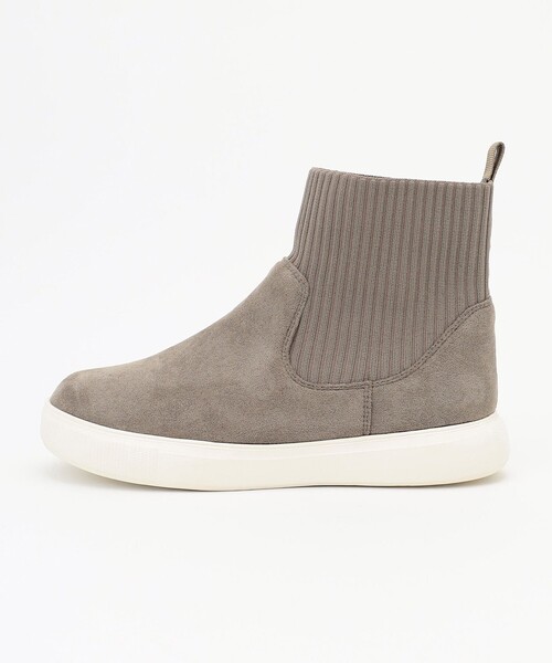 ANY（エニィ）の「リブインスニーカーブーツ（ブーツ・レディース・ブラック系/ライトグレー系・MEDIUM/LARGE）」の3枚目の写真