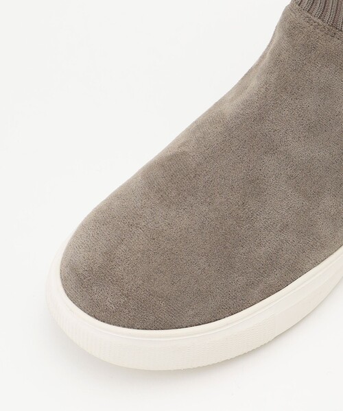 ANY（エニィ）の「リブインスニーカーブーツ（ブーツ・レディース・ブラック系/ライトグレー系・MEDIUM/LARGE）」の5枚目の写真