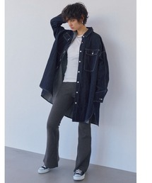 ALEXIA STAM | High Waist Flare Knit Pants /フレアニットパンツ(その他パンツ)