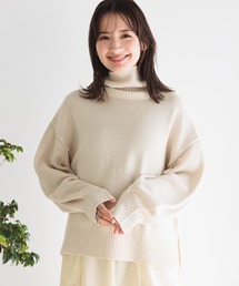 LEPSIM | 7ゲージタートルプルオーバー　183616(ニット/セーター)