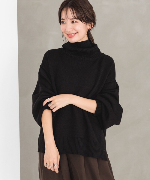 LEPSIM（レプシィム）の「7ゲージタートルプルオーバー 183616（ニット